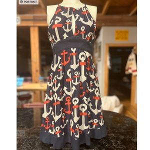 Vintage Eva Franco Anchor Dress